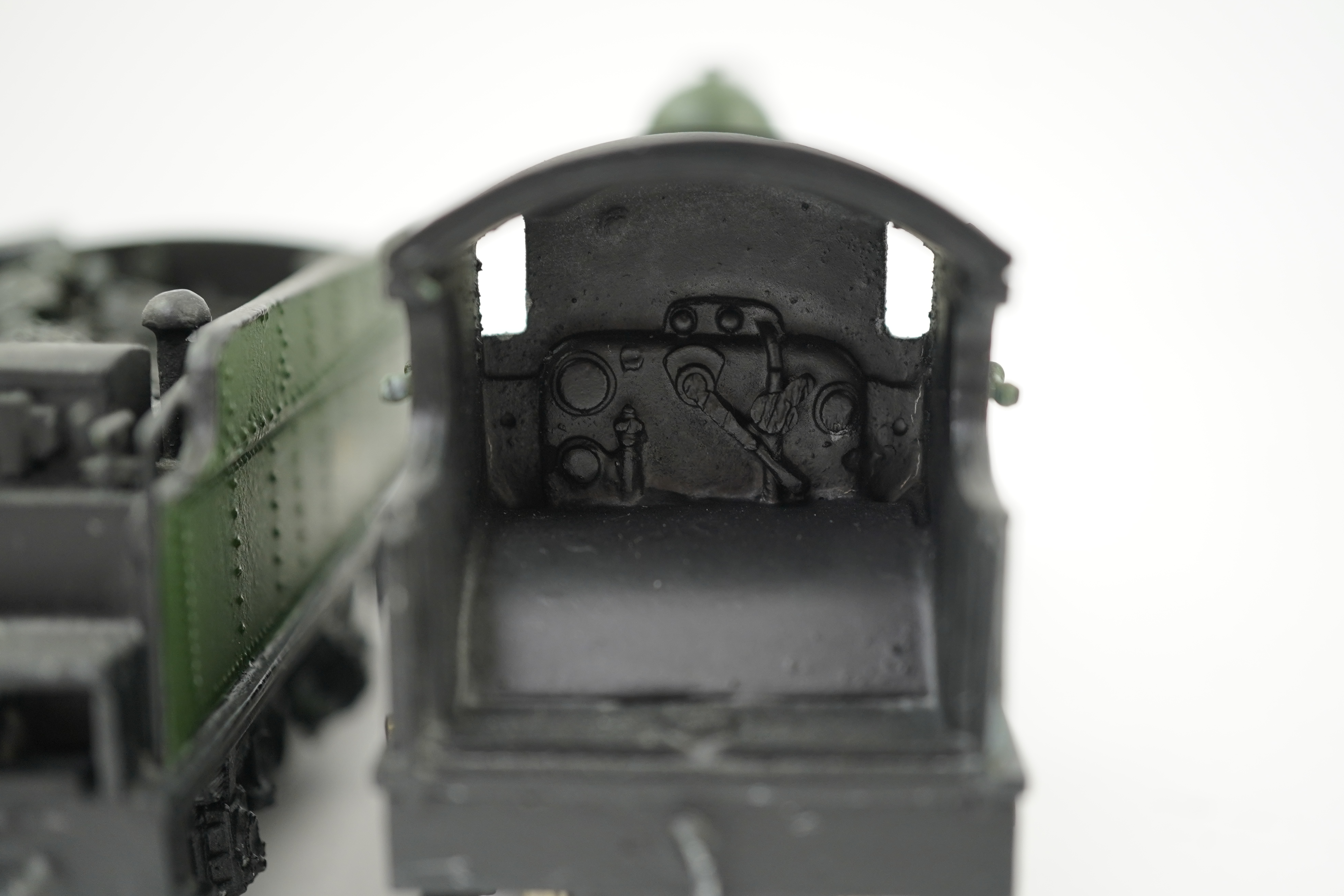 Two 00 gauge brass and white metal kit built GWR tender locomotives; an Armstrong 0-6-0, 671, together with an Earl class 4-4-0, Earl of Berkeley 3217, constructed, painted and lined to a high standard, both motored for